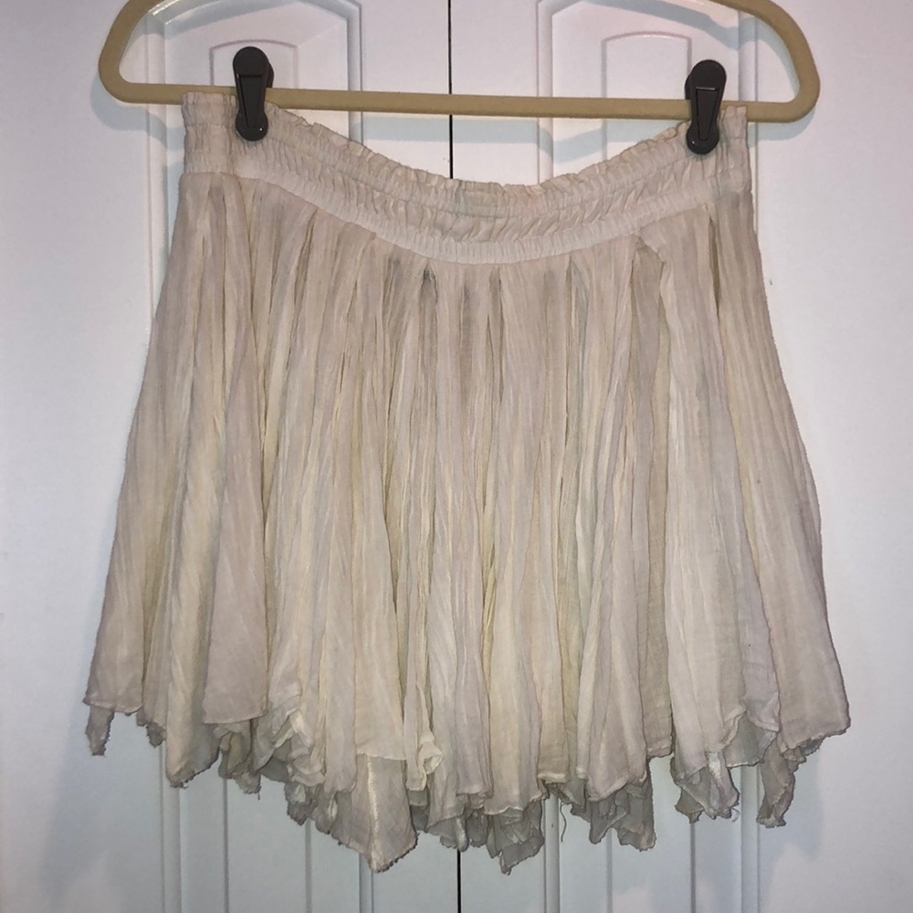 White Strapless Free People Top